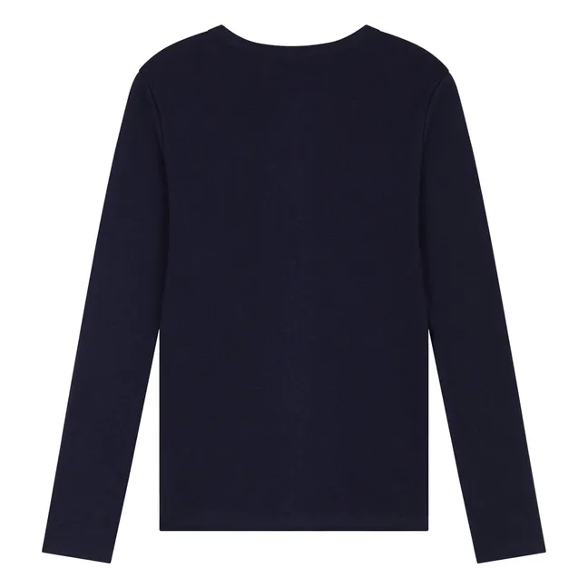 l'Iconique Long Sleeve T-Shirt - Damenkollektion -. | Navy