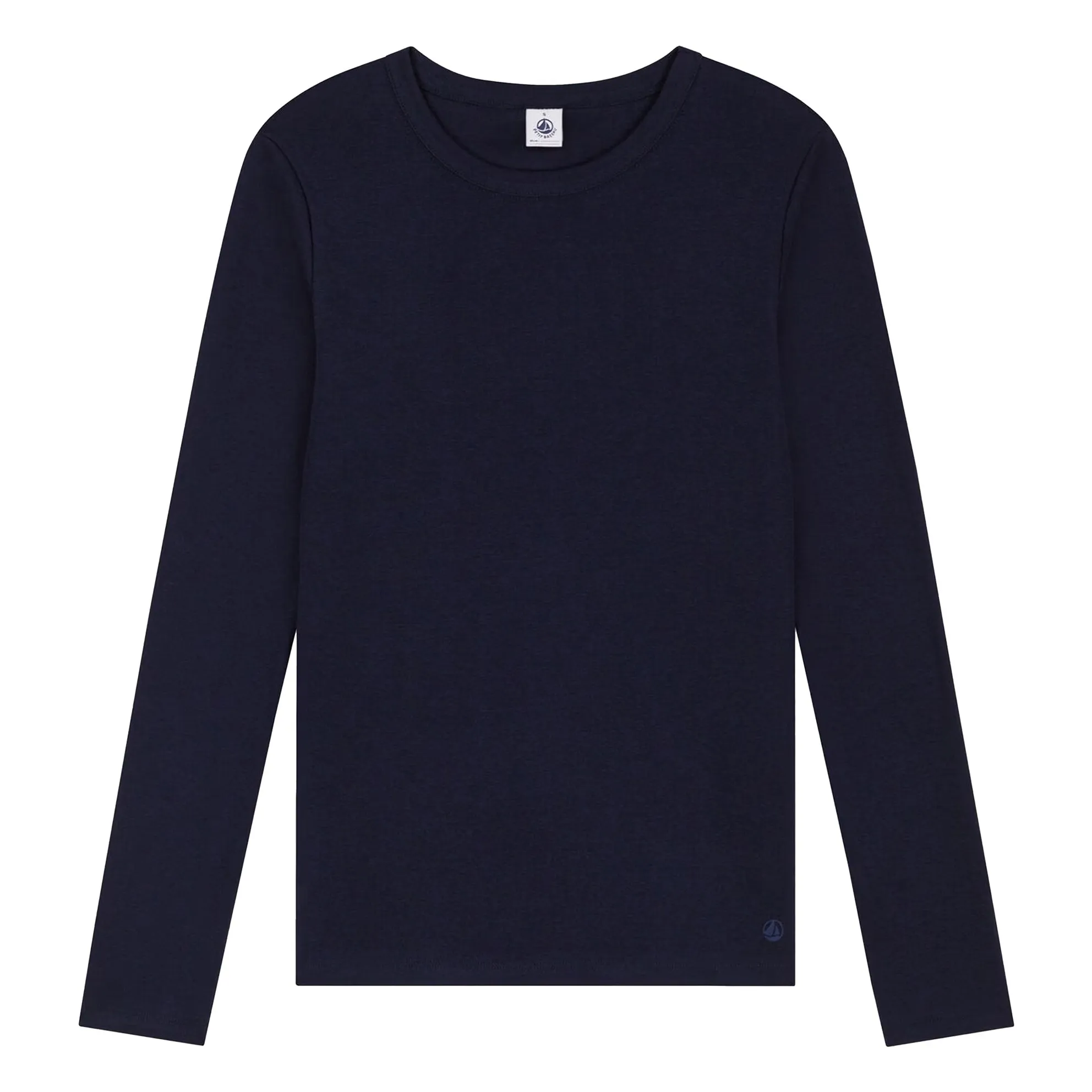 T-shirt l'Iconique Manches Longues - Collection Femme | Bleu marine- Image produit n°0