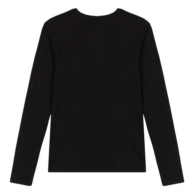 l'Iconique Long Sleeve T-Shirt - Damenkollektion -. | Schwarz