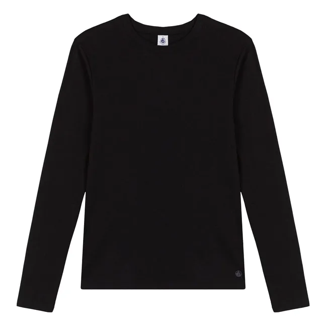 Camiseta de manga larga l'Iconique - Colección Mujer  | Negro