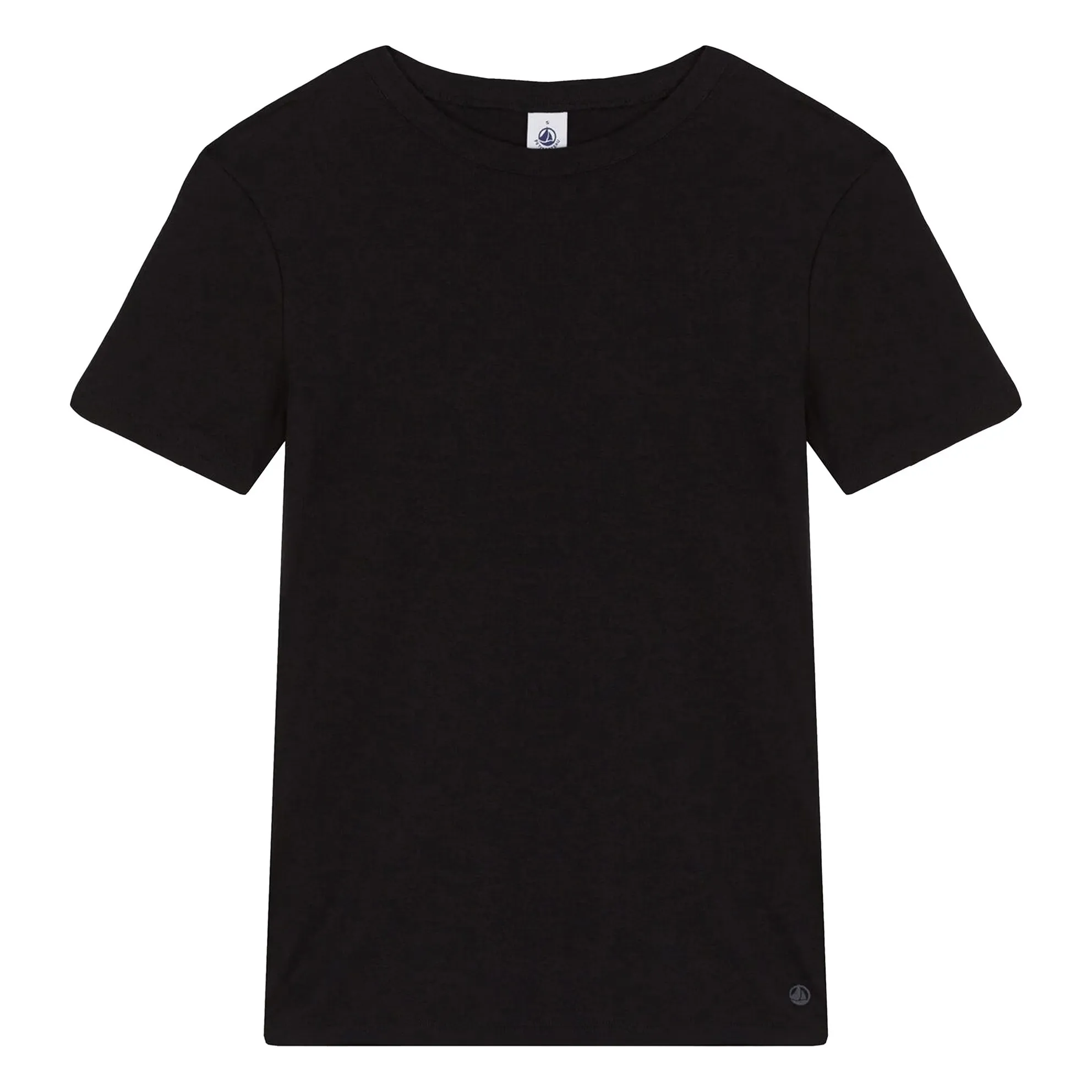 Petit Bateau Women's Black L'iconique T-Shirt - Collection