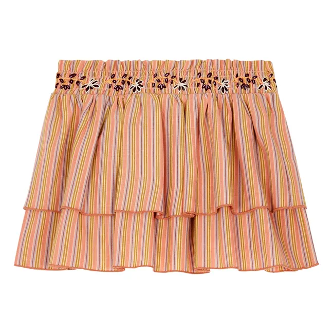 Smocked skirt