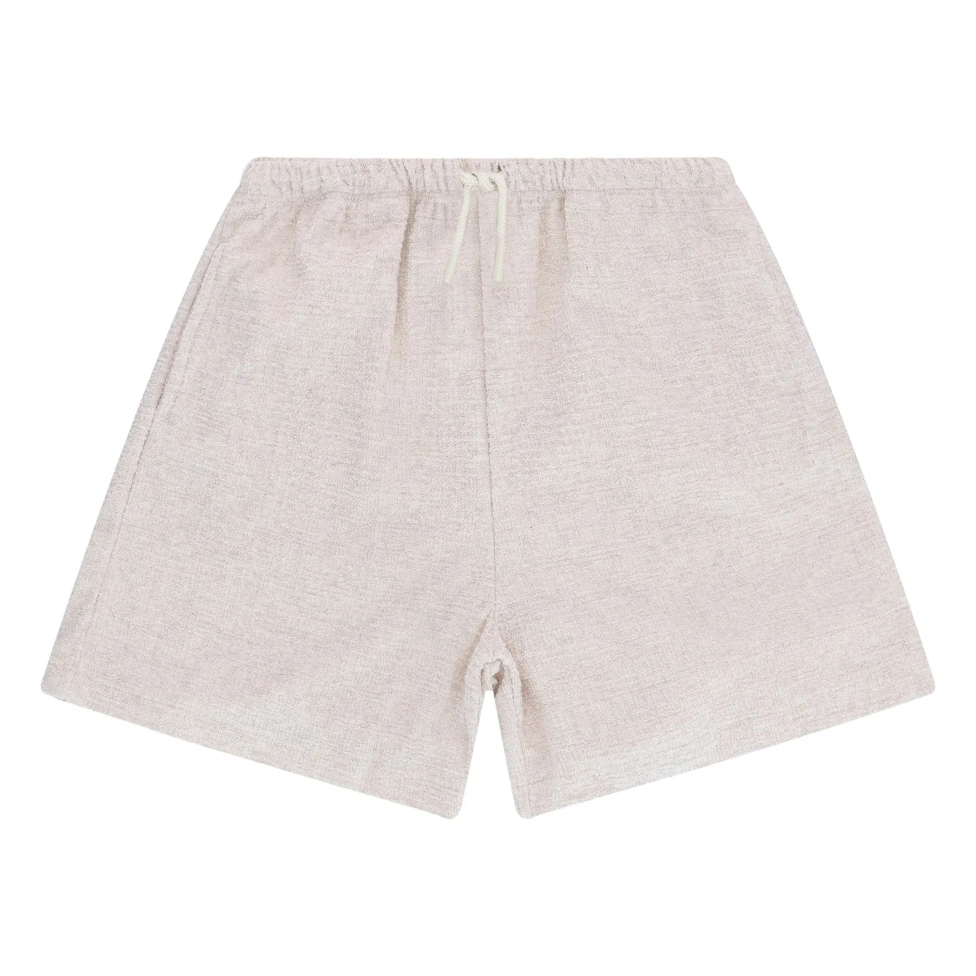 Cos I Said So Ecru Terry Travel Shorts