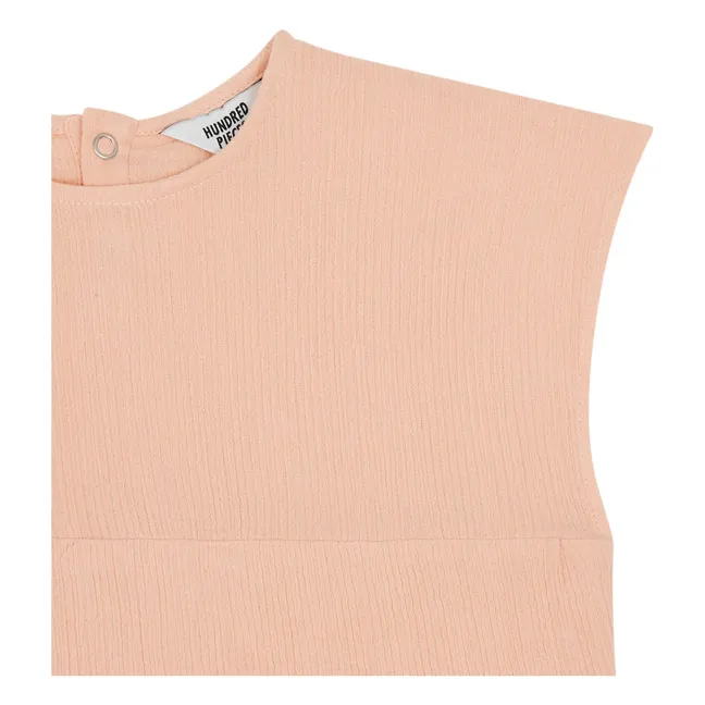 Organic Cotton Gauze Top | Pink