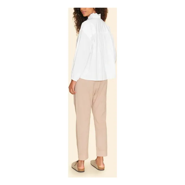Pantaloni Draper in popeline di cotone | Talpa