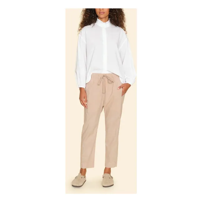 Pantaloni Draper in popeline di cotone | Talpa