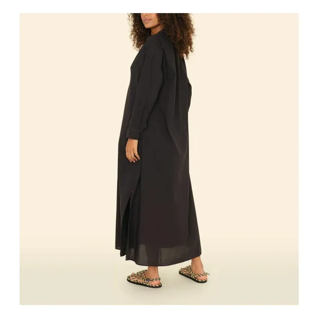 Abito in garza di cotone Boden | Nero