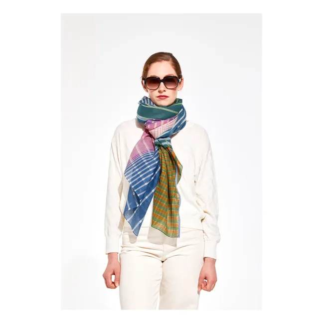 Vibrierendes Halstuch | Blau