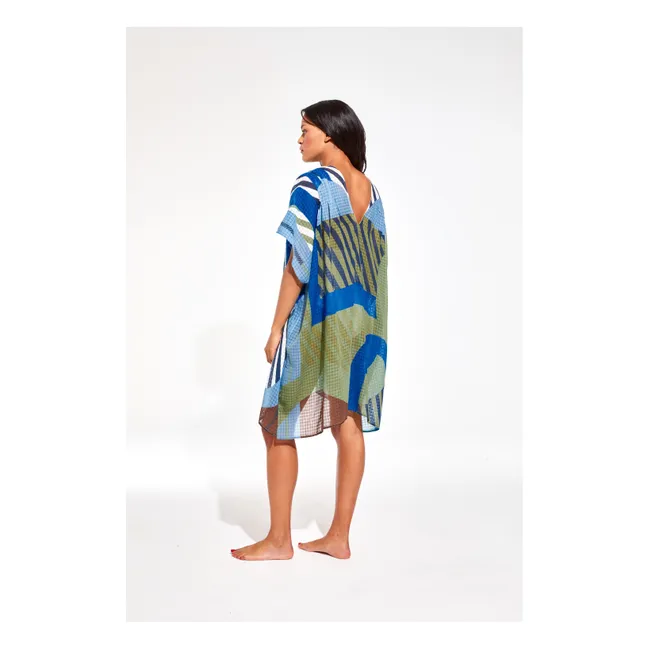 Vestido postal Elia | Azul