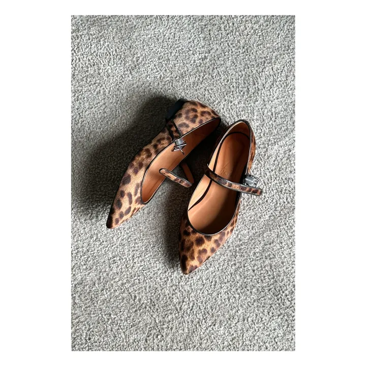 Mary Jane Léopard | Marron- Image produit n°7