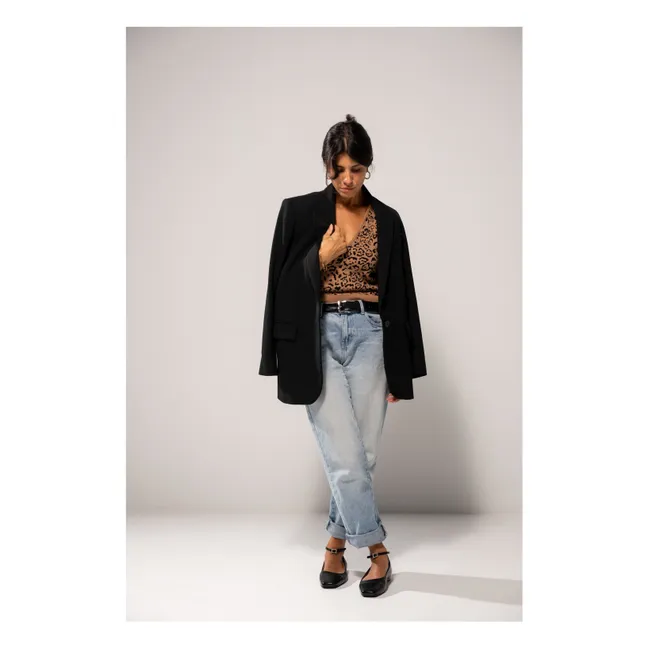 Ballerines Cuir | Noir