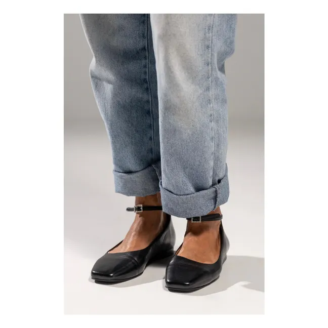 Ballerines Cuir | Noir