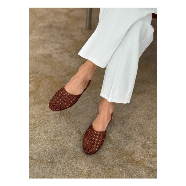 Slingback Tressées | Marron