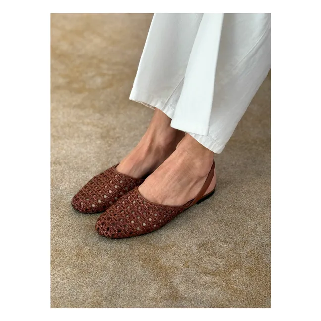 Slingback Tressées | Marron