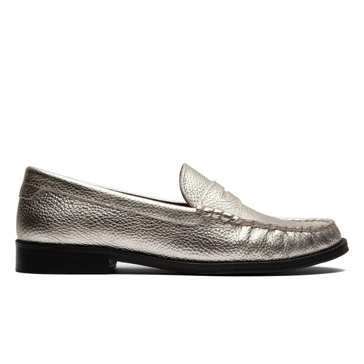Mocassin Penny Métallisés | Champagne- Image produit n°0