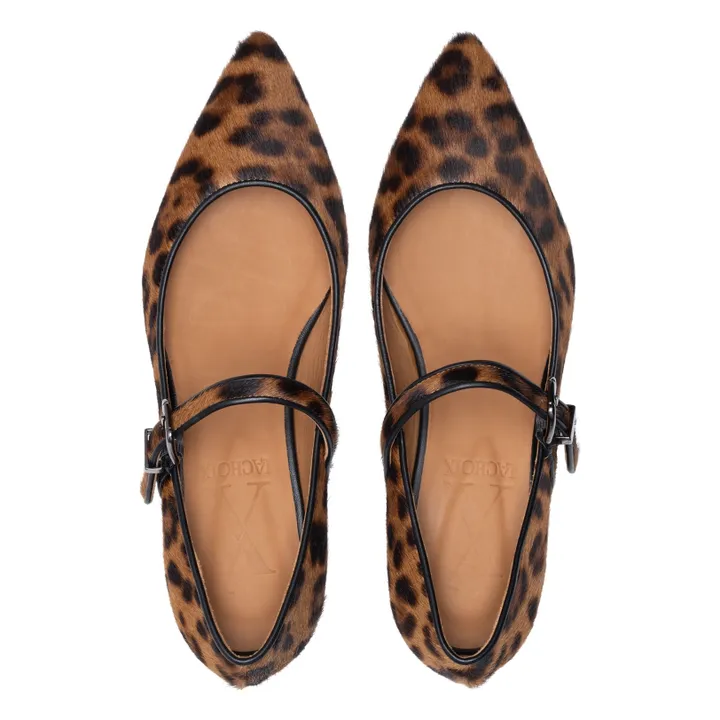 Mary Jane Léopard | Marron- Image produit n°6