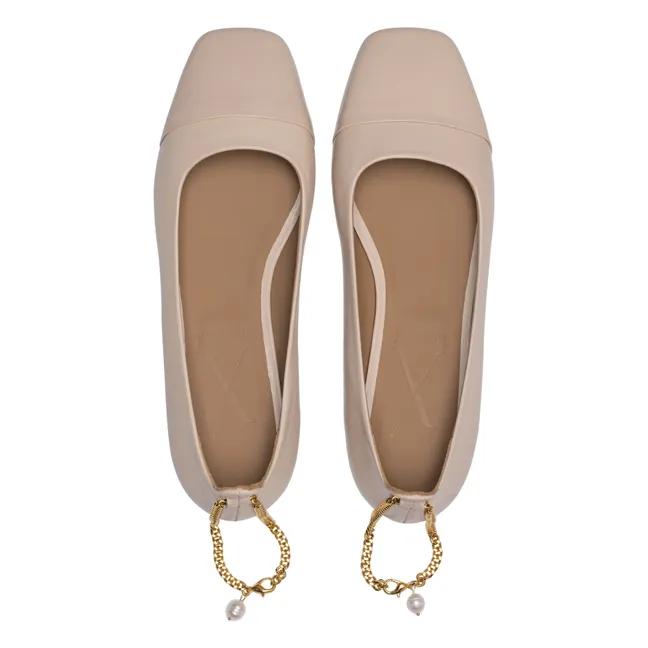 Ballerines Cuir | Nude