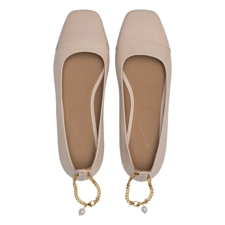 Ballerines Cuir | Nude- Image produit n°5