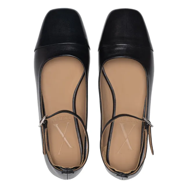 Bailarinas de piel | Negro