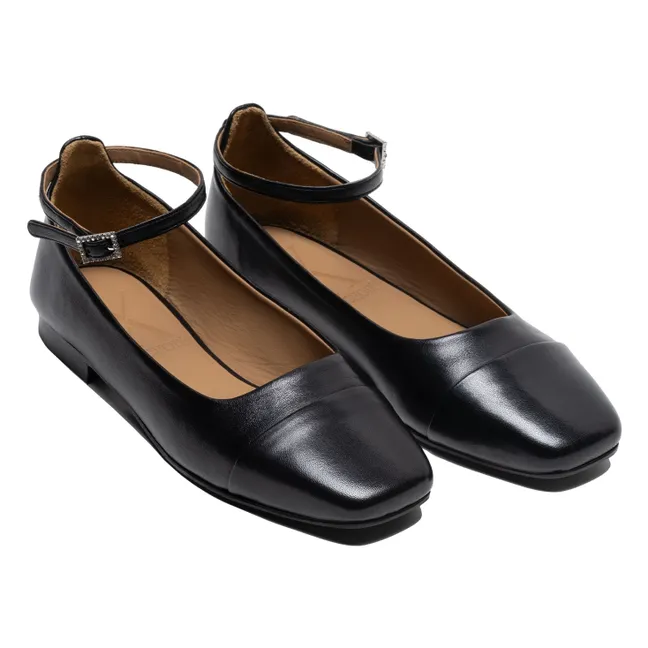 Bailarinas de piel | Negro