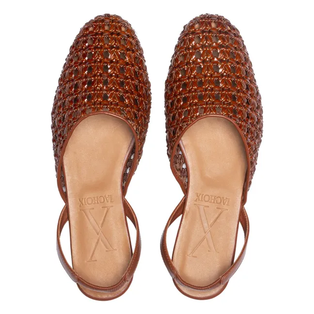 Slingback Tressées | Marron