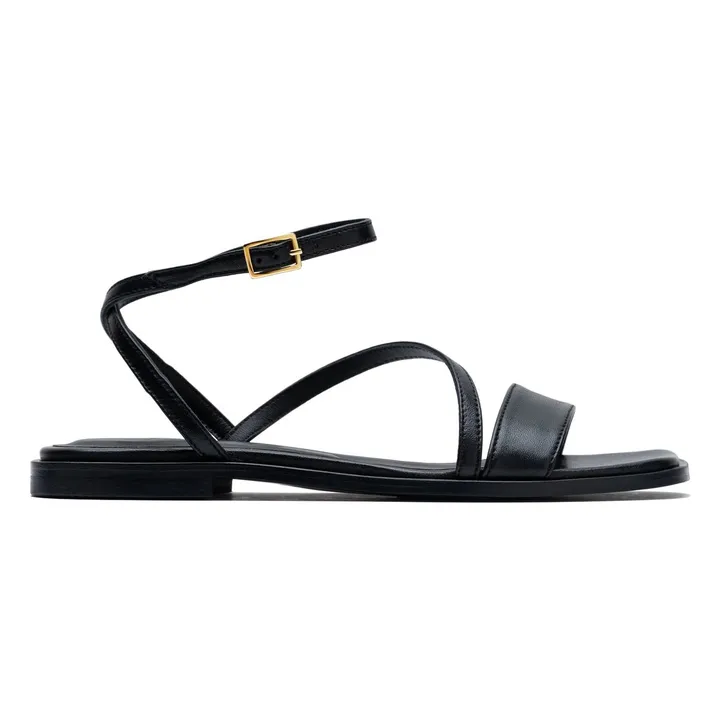 Sandales Grace Cuir | Noir- Image produit n°0
