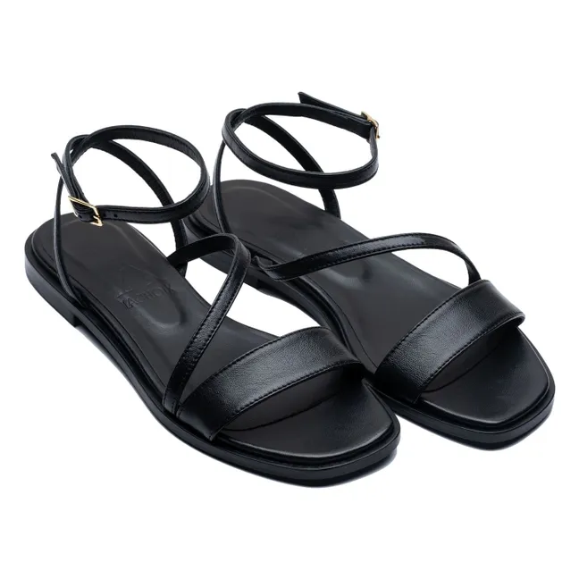 Sandales Grace Cuir | Noir