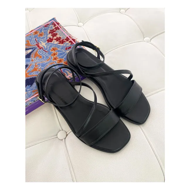 Sandales Grace Cuir | Noir