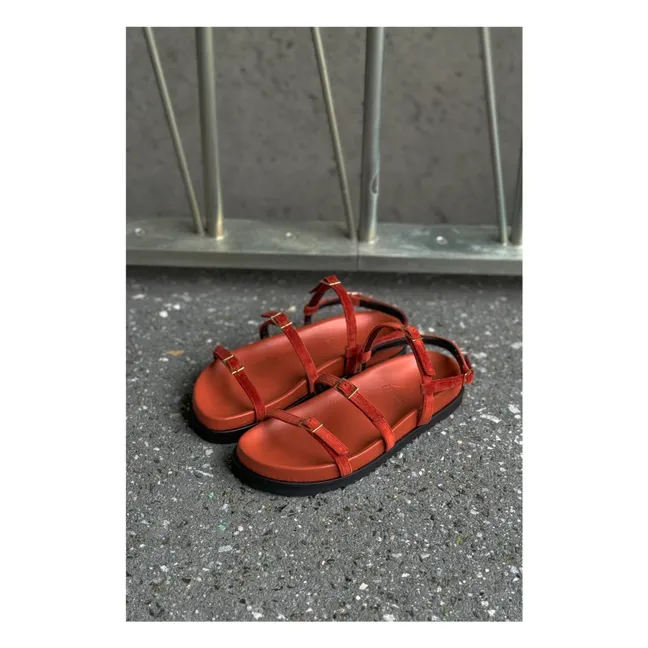 Sandales Fines Brides | Orange