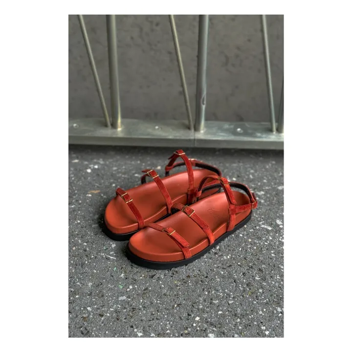 Sandales Fines Brides | Orange- Image produit n°1