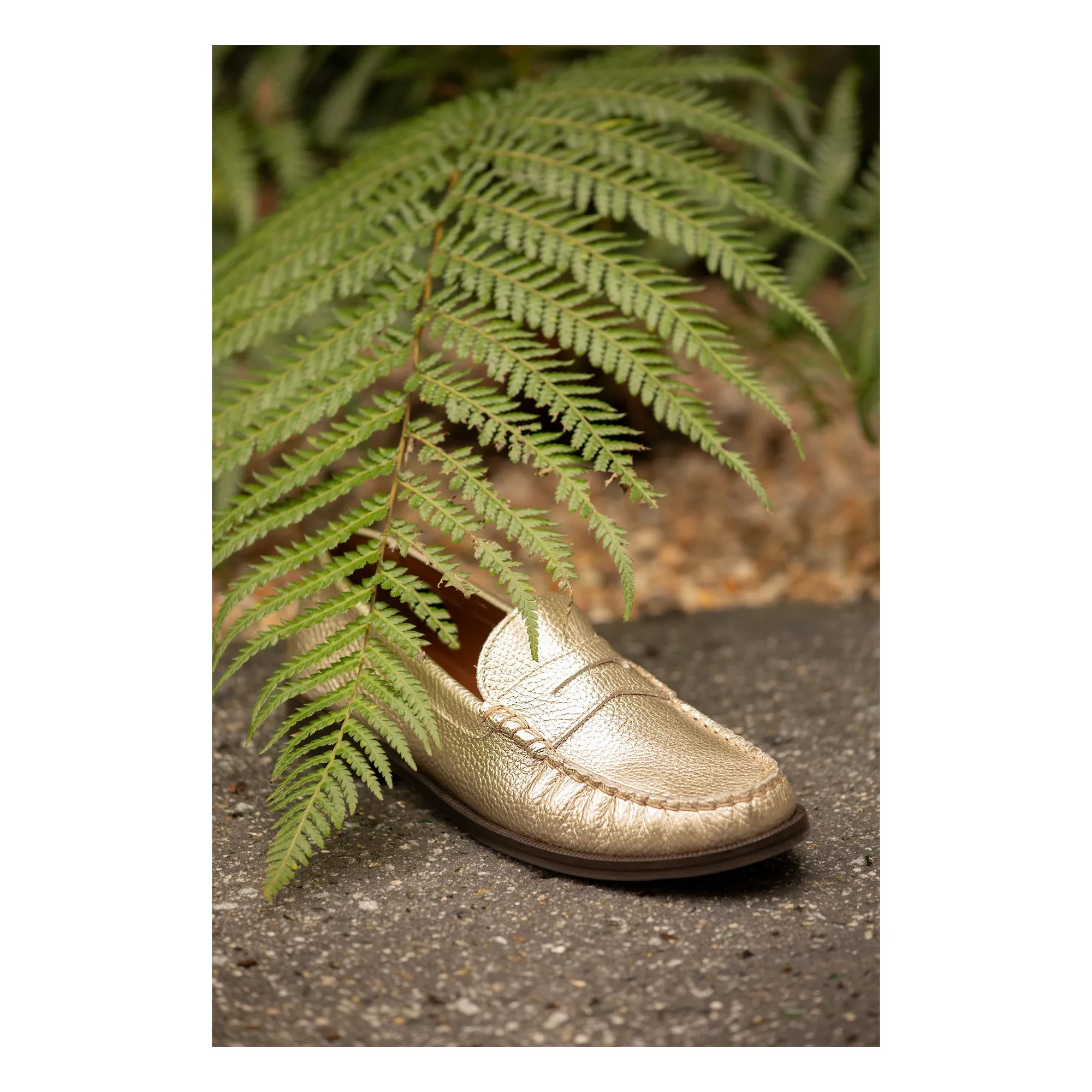 Mocassin Penny Métallisés | Champagne- Image produit n°2