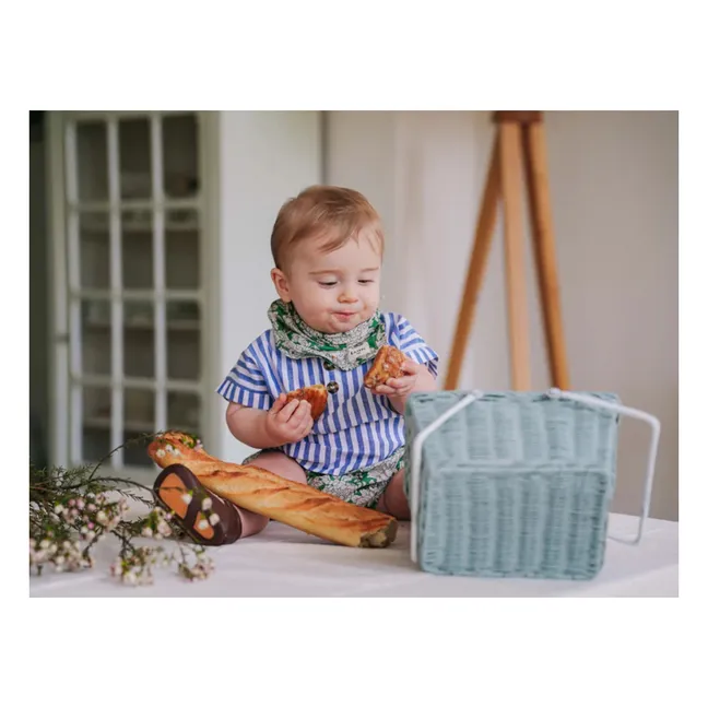 Bloomer in cotone biologico Alice Fleurs | Verde