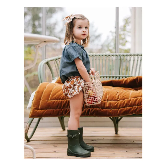 Bloomer de algodón orgánico Alice Liberty Muse | Naranja