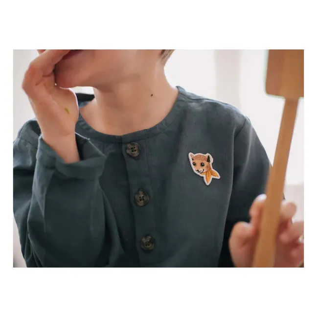 Bluse Kurta Lin | Navy