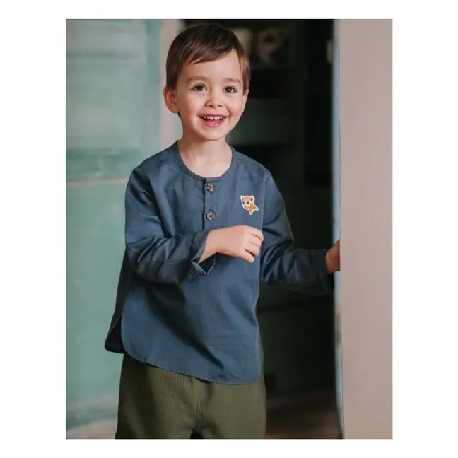 Bluse Kurta Lin | Navy