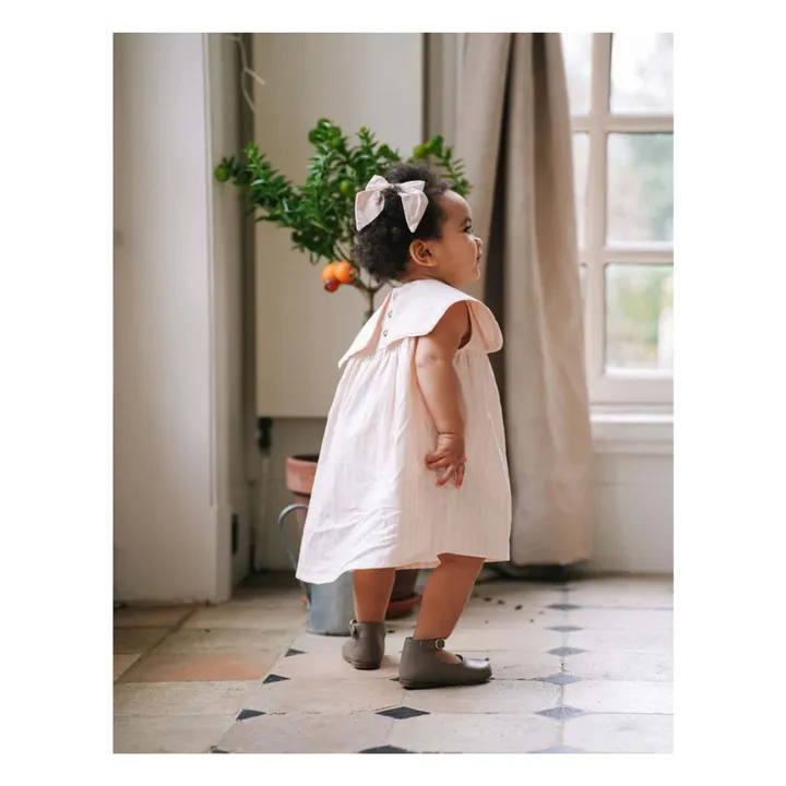 Striped Dove Dress  | Pale Pink- Product image n°2