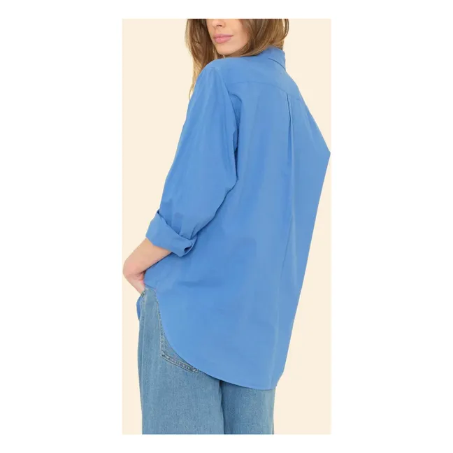 Camicia Beau Popeline de Coton | Blu scur