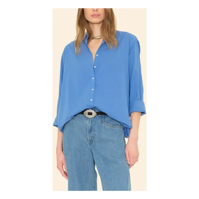 Camicia Beau Popeline de Coton | Blu scur