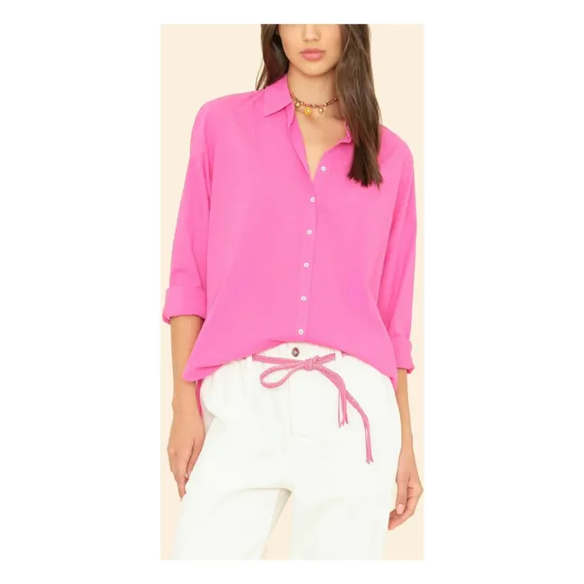 Hemd Beau Popeline de Coton | Fuchsie