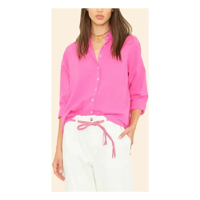 Hemd Beau Popeline de Coton | Fuchsie