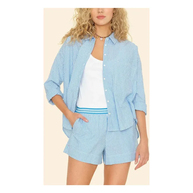 Hemd Jordy Streifen | Blau