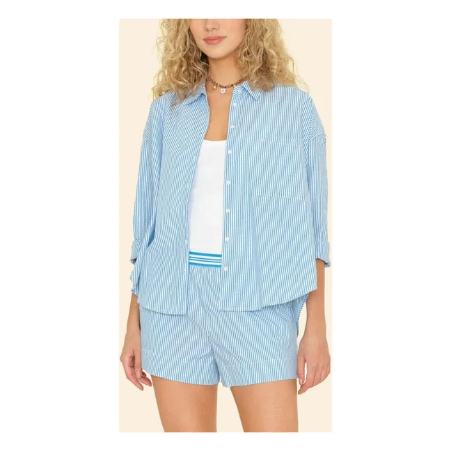 Hemd Jordy Streifen | Blau
