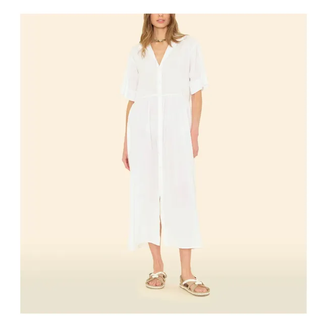 Robe Dayton Popeline de Coton | Blanc