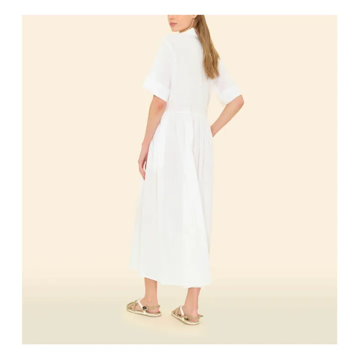 Robe Dayton Popeline de Coton | Blanc- Image produit n°1