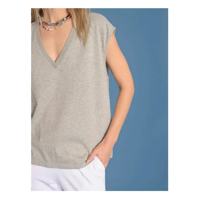 T-shirt Dax | Gris chiné