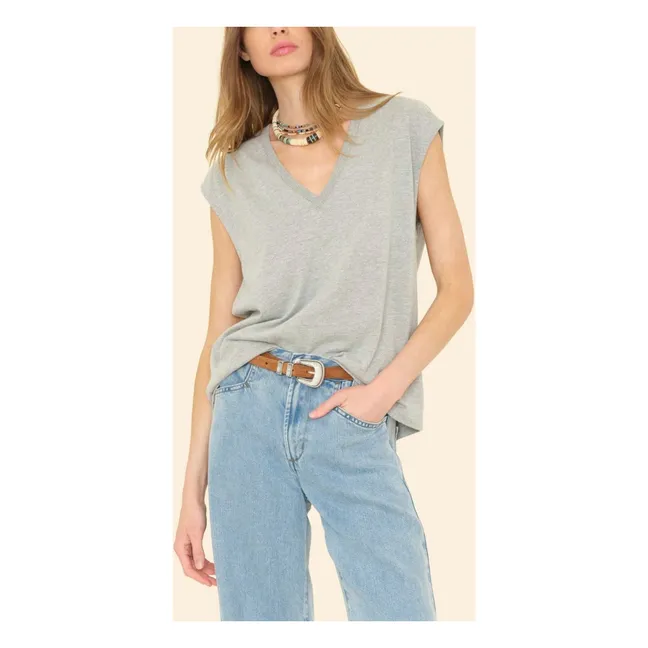 T-shirt Dax | Gris chiné