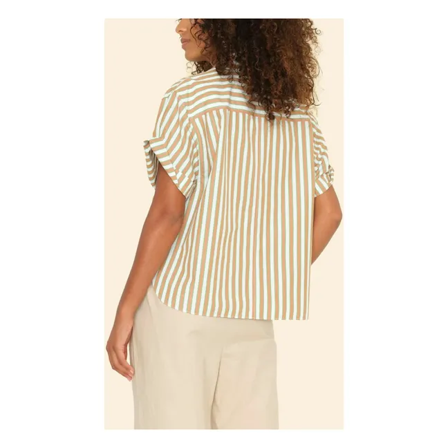 Camicia Drake a righe | Verde
