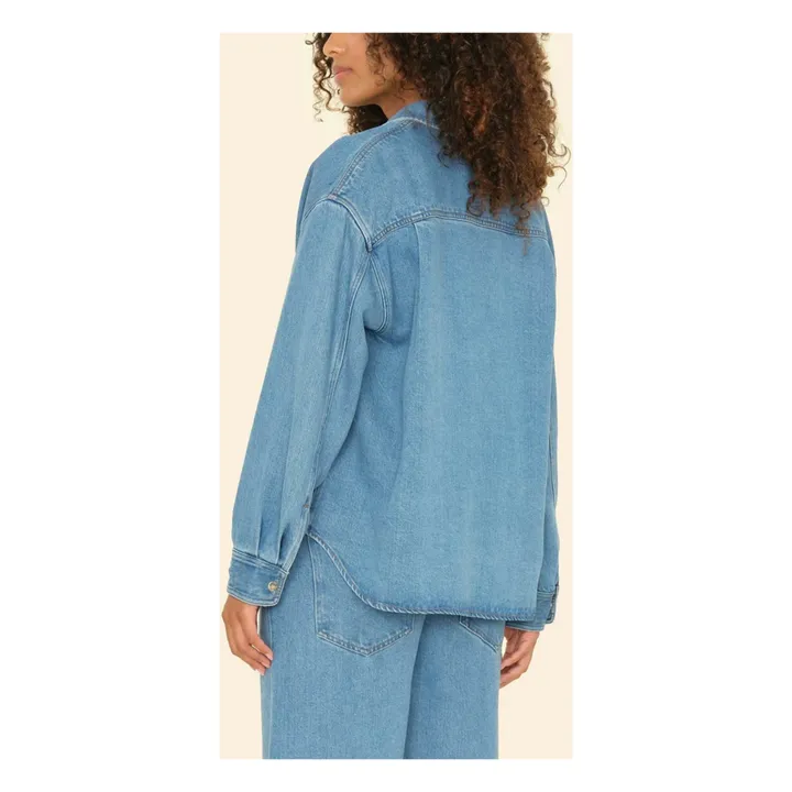 Chemise Gia Denim | Bleu- Image produit n°4