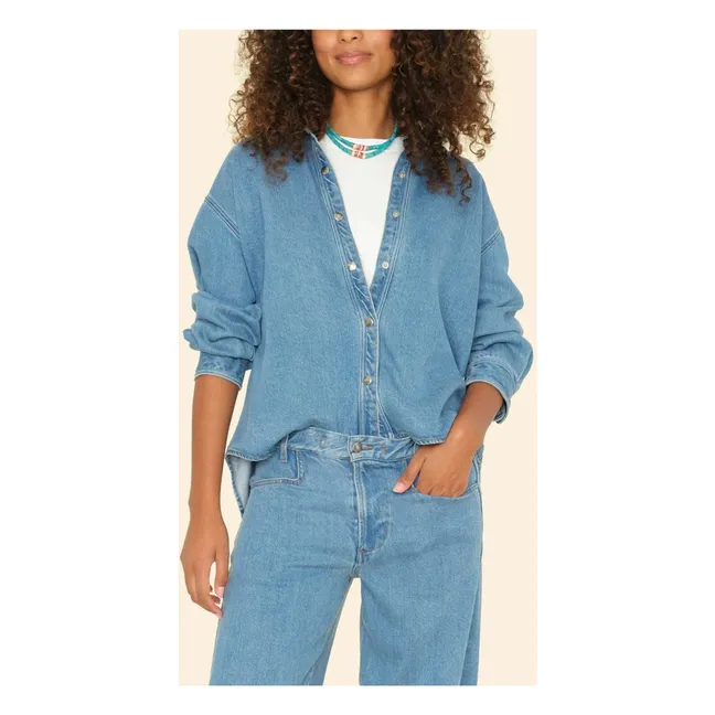 Hemd Gia Denim | Blau