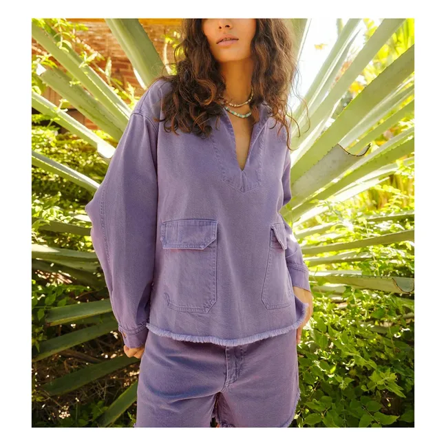 Bluse Reece Denim | Violett